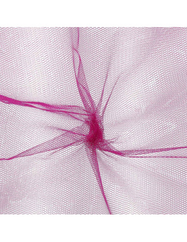 Tule rígido - Rosa fúcsia