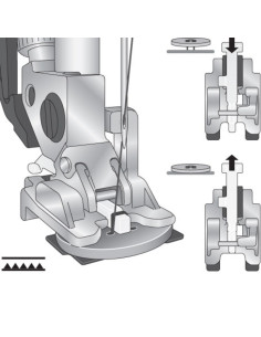 Calcador para costura de botão Pfaff 2