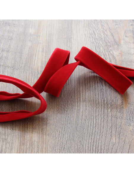 Viés de veludo - Vermelho