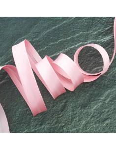 Viés de viscose - Rosa bebê