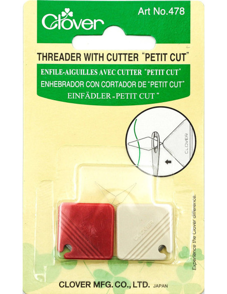Conjunto de 2 passadores de linha com cortadores de linha integrados Clover