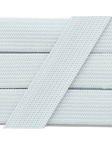 Elástico macio 15 mm - Branco