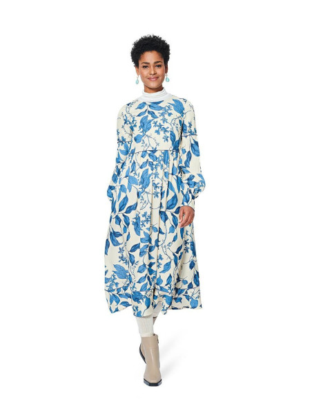 Molde de vestido - Burda 5948