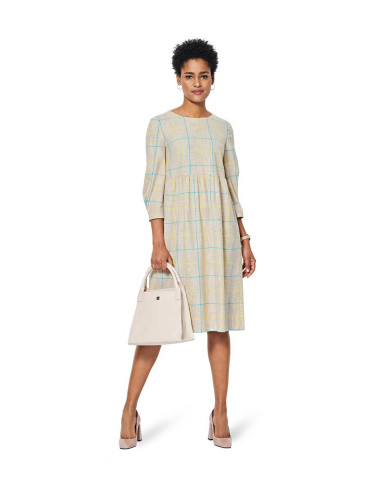Molde de vestido - Burda 5948