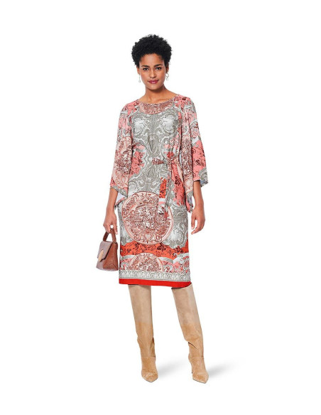 Molde de vestido - Burda 5950