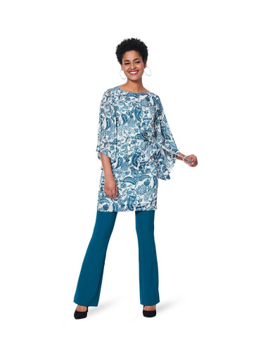 Molde de vestido - Burda 5950