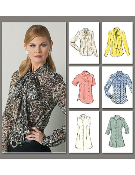 Molde de blusa - Vogue 8772