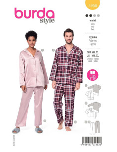 Padrão de pijama - Burda 5956