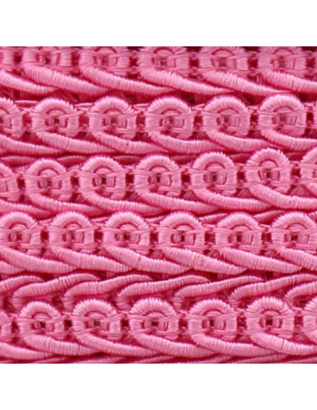 Galão com estilo Chanel - Rosa vivo
