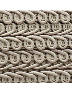 Galão com estilo Chanel - Bege taupe 2