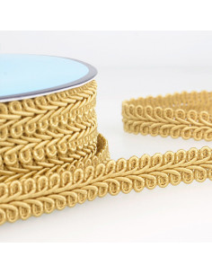Galão em estilo Chanel - Bege dourado