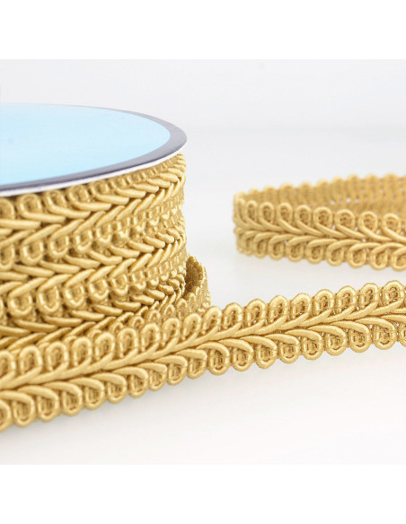Galão em estilo Chanel - Bege dourado