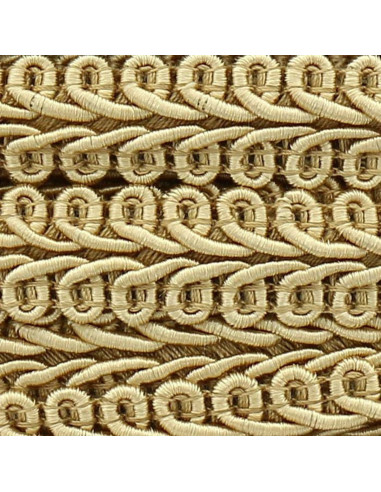 Galão em estilo Chanel - Bege dourado