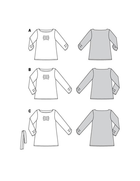 Molde de T-shirt - Burda 5977