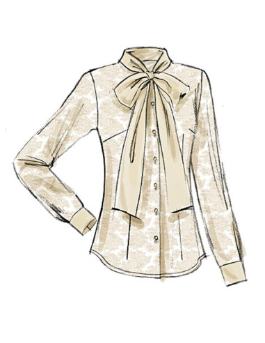 Molde de blusa - Vogue 8772