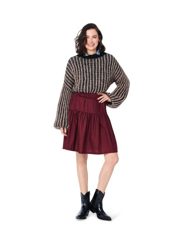 Molde de saia - Burda 5978