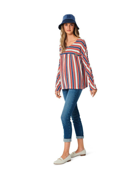 Molde de vestido e blusa - Burda 5980