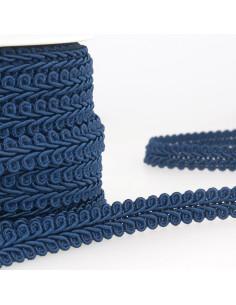 Galão em estilo Chanel - Azul marinho