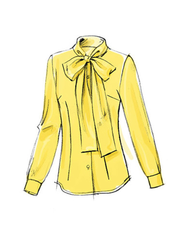 Molde de blusa - Vogue 8772