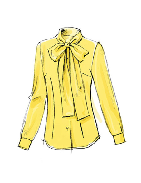 Molde de blusa - Vogue 8772