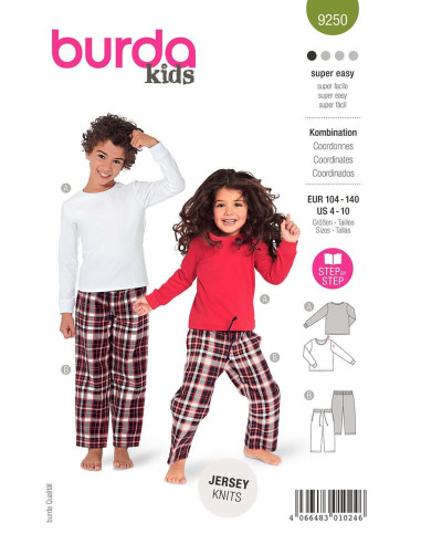 Molde de conjunto - Burda 9250