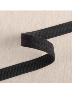 Elástico macio - Preto