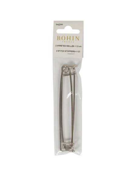 Conjunto de 2 paradores de malhas para tricô 11 cm