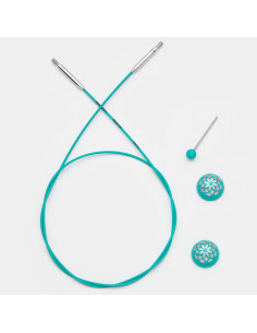 Cabo giratório Swivel para agulhas KnitPro