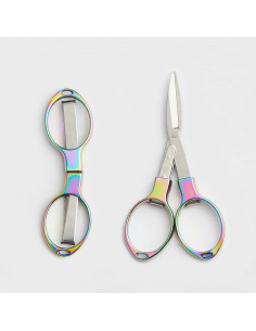 Tesoura dobrável Rainbow Mindful KnitPro 2