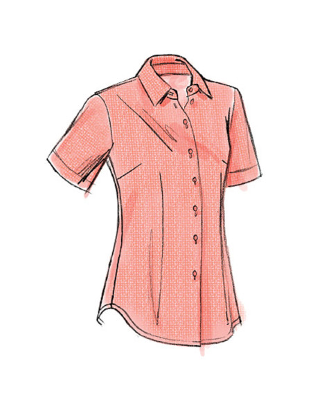 Molde de blusa - Vogue 8772