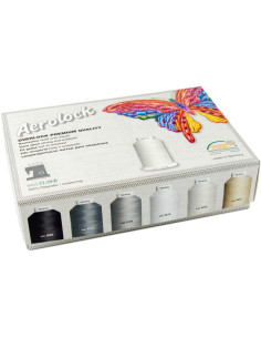 Conjunto de cones para overlock Aerolock n°125