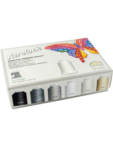 Conjunto de cones para overlock Aerolock n°125