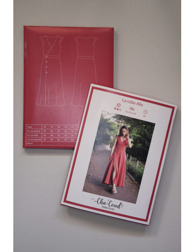 Molde de vestido Alix - Cha´ Coud