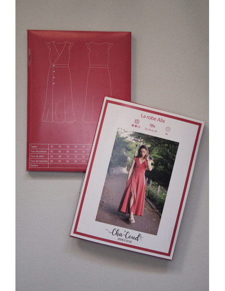 Molde de vestido Alix - Cha´ Coud