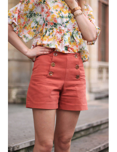 Padrão de short Iris - Cha´ Coud