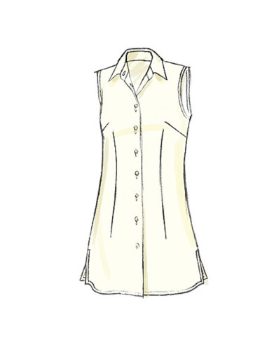 Molde de blusa - Vogue 8772