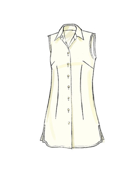 Molde de blusa - Vogue 8772