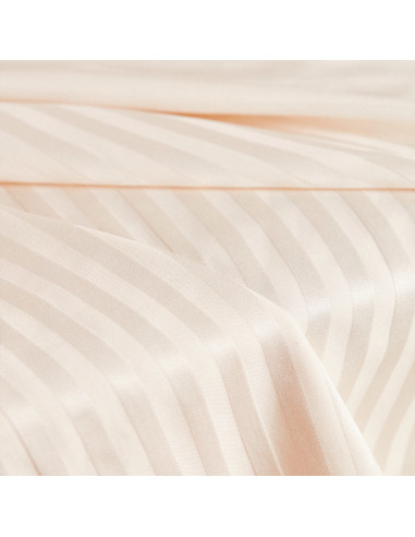 Tecido viscose de algodão Stripes Off-White - Atelier Brunette