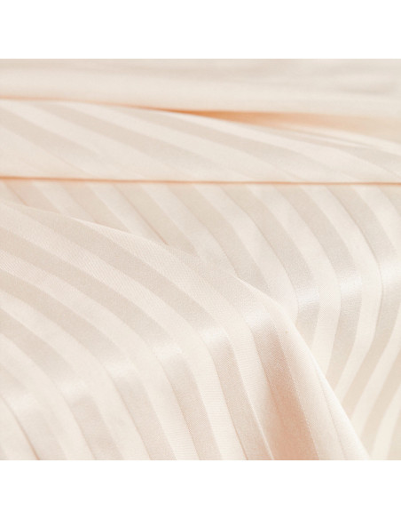 Tecido viscose de algodão Stripes Off-White - Atelier Brunette