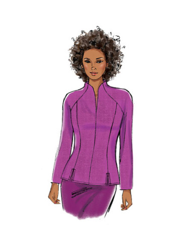Molde de blusa - Butterick 6134