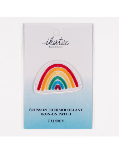 Emblema termocolante - Arco-íris