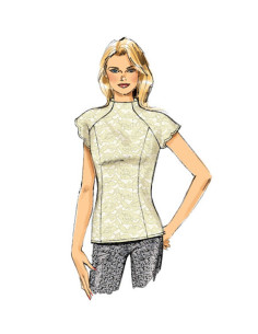Molde de blusa - Butterick 6134 2