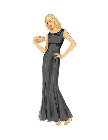 Molde de vestidos e macacão - Butterick 6130