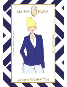 Padrão de casaco Manhattan - Maison Fauve 2