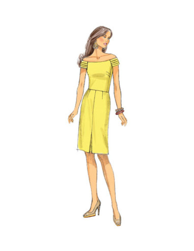 Molde de vestido - Butterick 6129