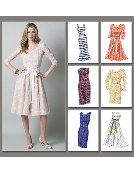 Molde de vestido - Vogue 8766