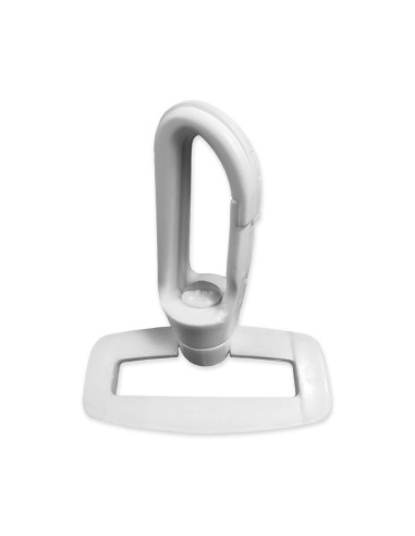 Mosquetão de plástico - Branco 30 mm