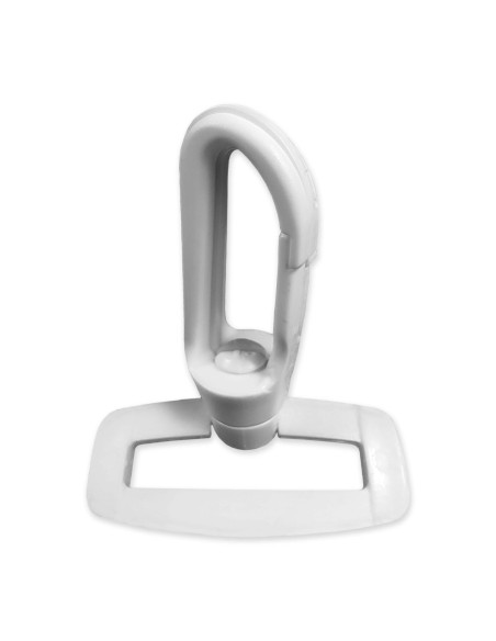 Mosquetão de plástico - Branco 40 mm