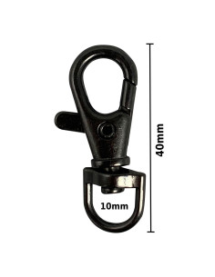 Mosquetão de metal - Cano de fuzil 40 x 10 mm 2