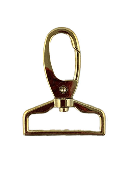 Mosquetão de metal - Dourado 60 x 40 mm